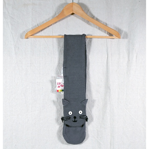 NWT DP…am Kids Knit Embroidered Cat Scarf - Picture 3 of 15